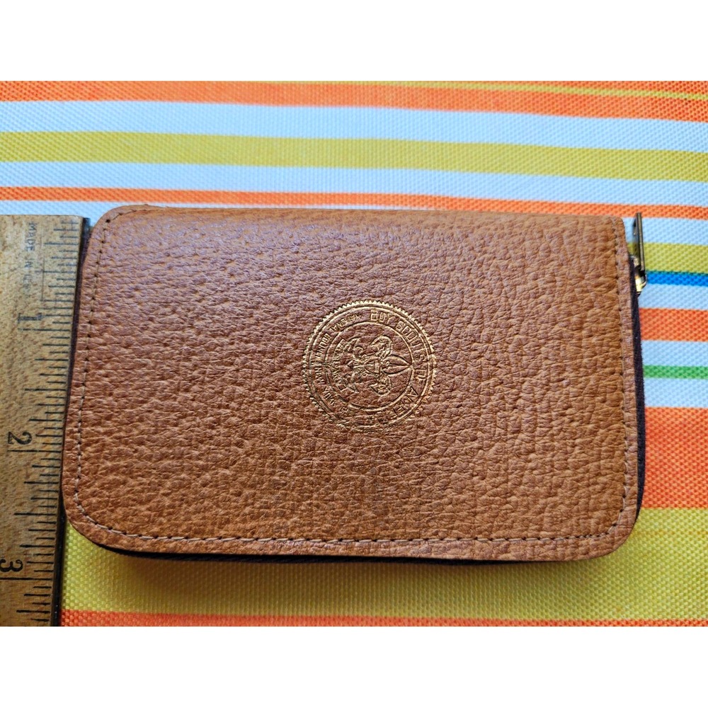 1940's Boy Scouts of America Genuine Pigskin Leather Wallet ID Card Included
